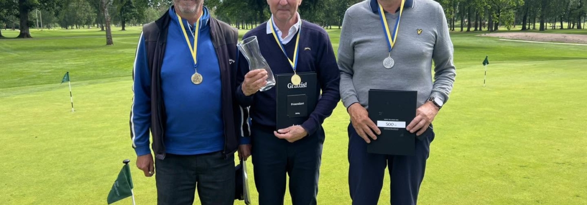 SGF Senior Tour H70 pristagare